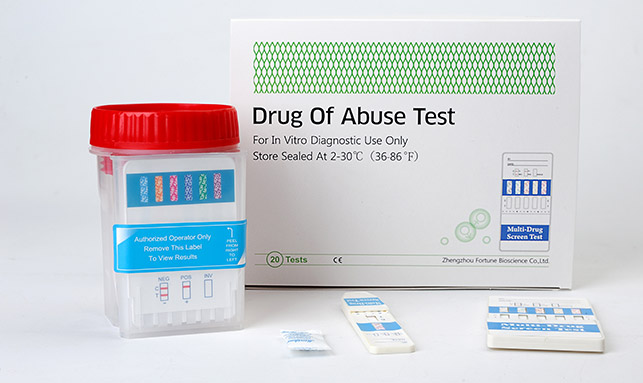 Drug testing cup