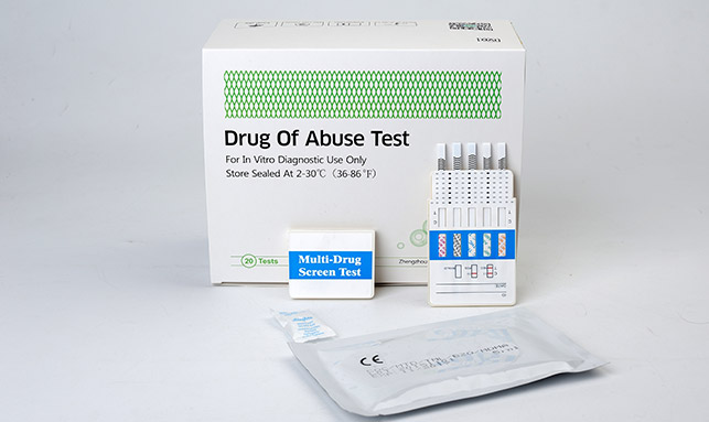 Drug test card